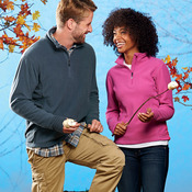 Ladies' Lightweight Micro-Fleece 1/4-Zip Pullover